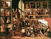 TENIERS, David the Younger The Gallery of Archduke Leopold in Brussels at oil painting artist